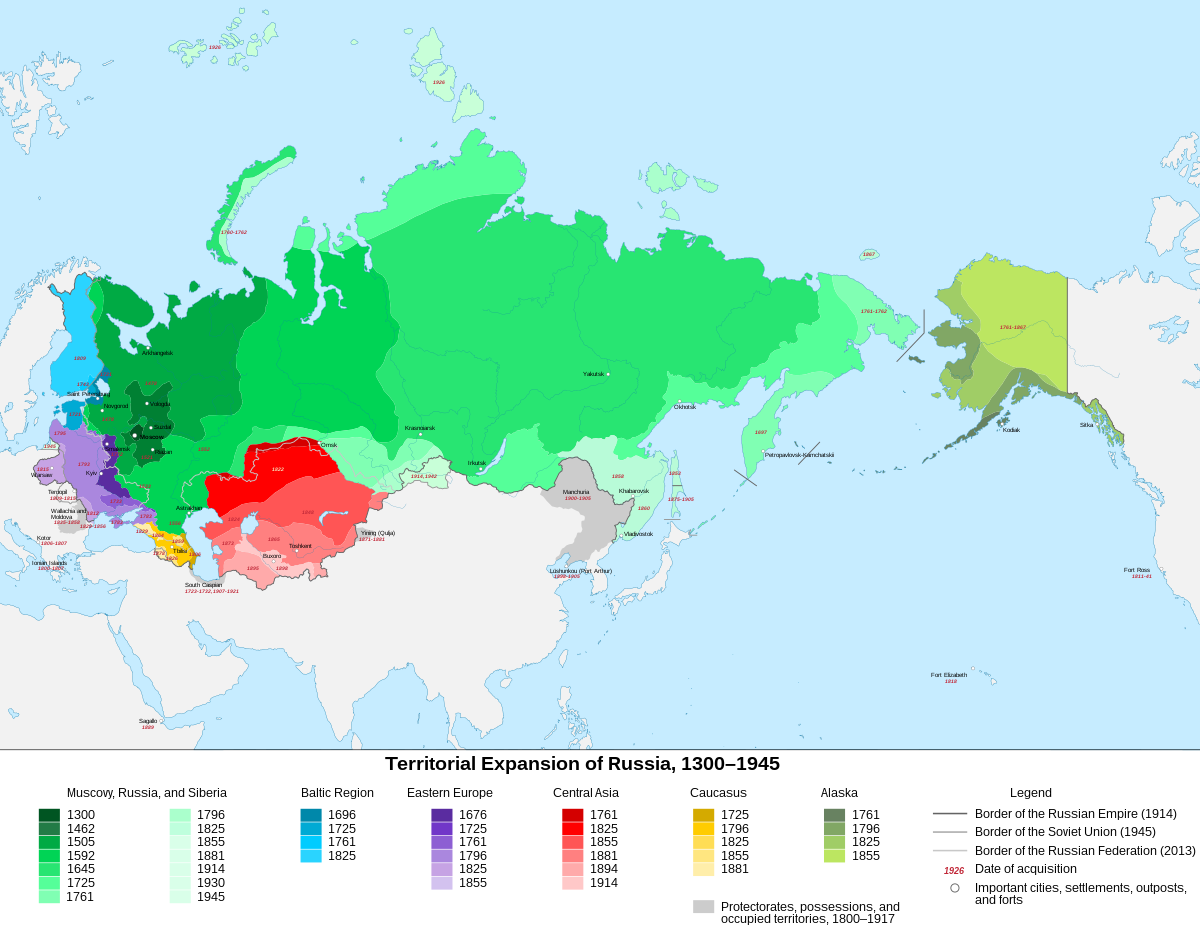 russia east by land to the pacific european exploration and expansion
