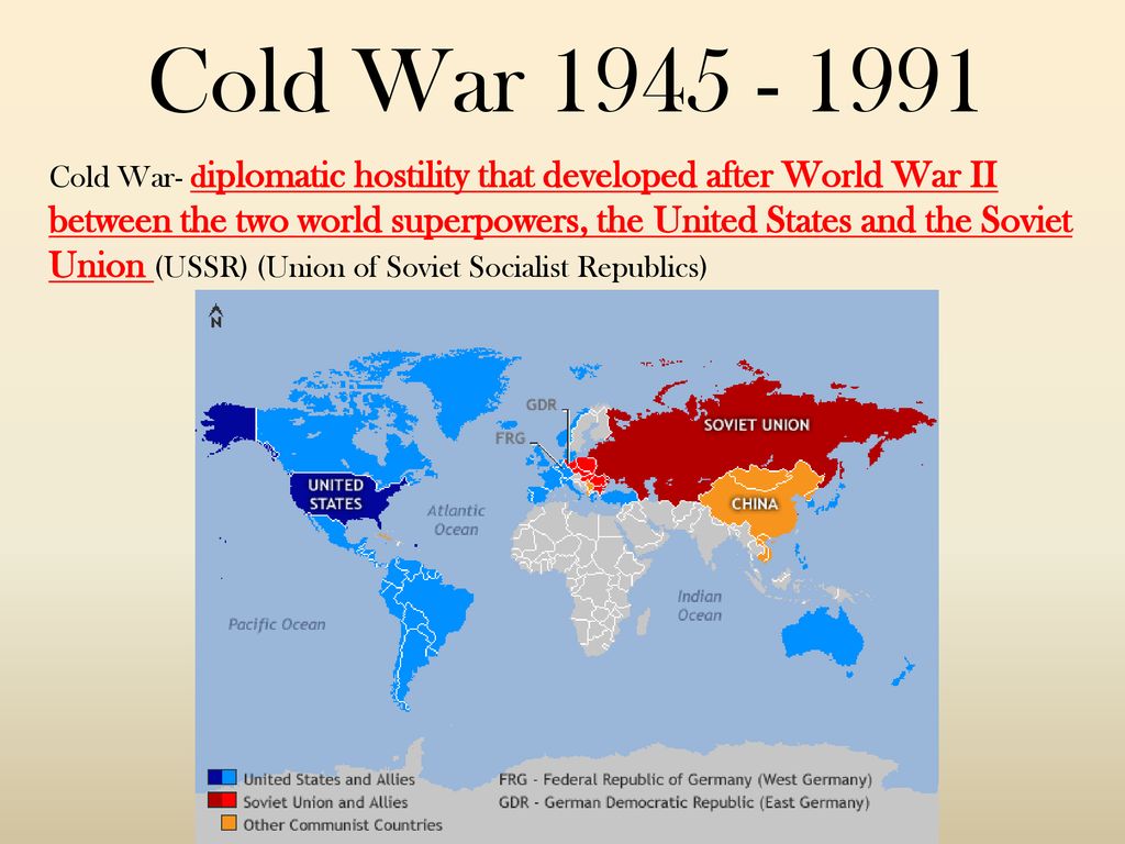 The Soviet Union and the West, 1945-1970 | The Second World War